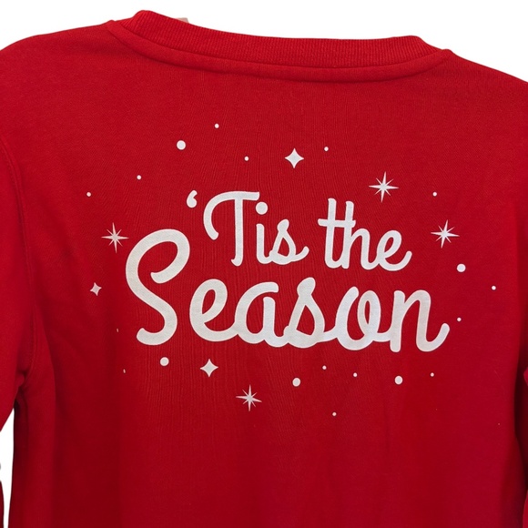 Coca-Cola Holiday Polar Bear Christmas Sweatshirt Red XS - Picture 5 of 8